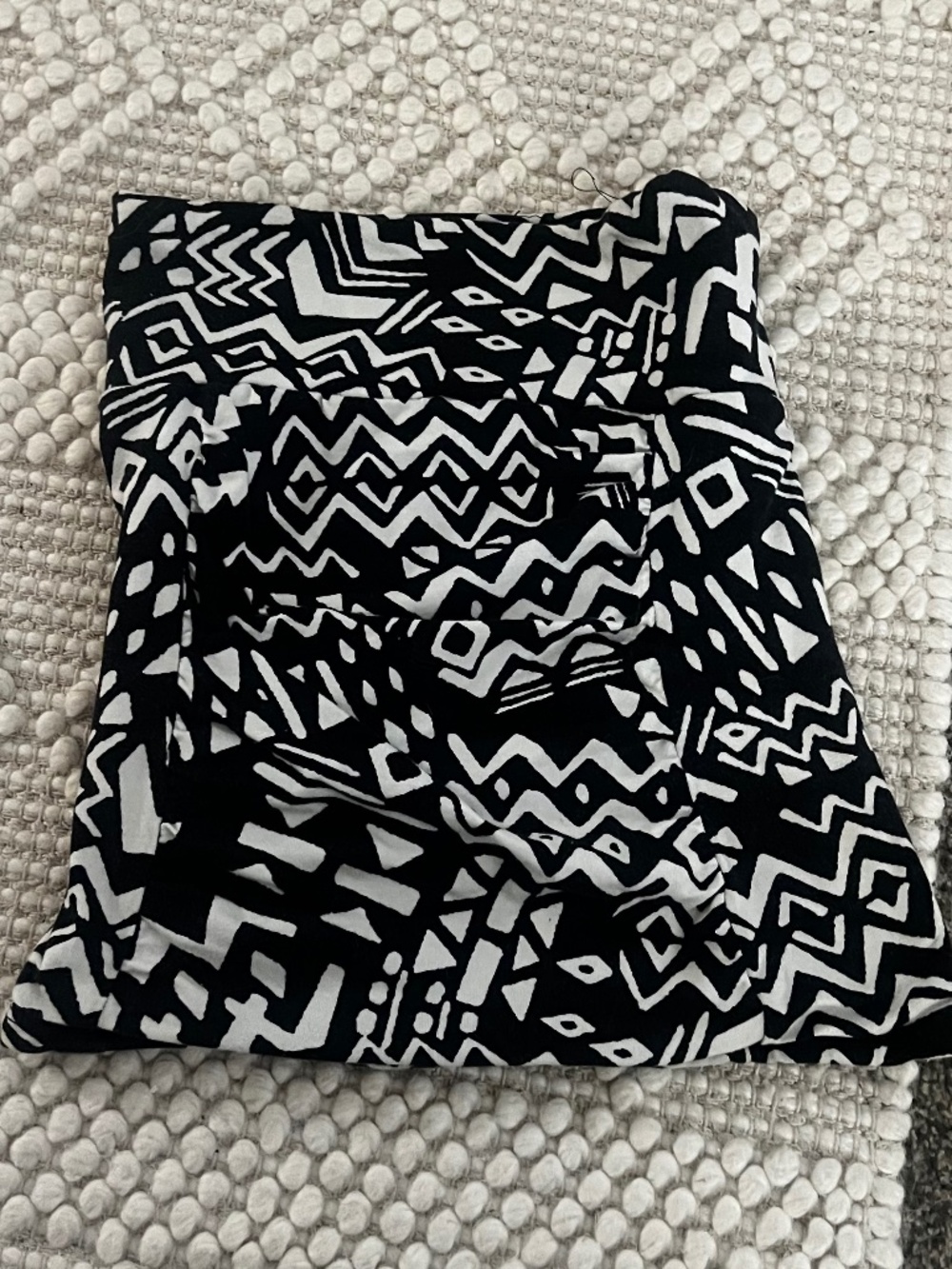 Free People black and white mini skirt